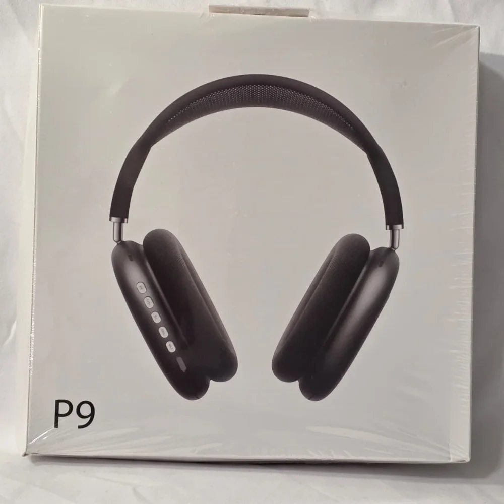 Black New P9 Pro Max Wireless Headphones With Microphone Headset